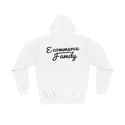 White Shopify x Ecom Fam Hoodie