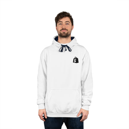 White Shopify x Ecom Fam Hoodie