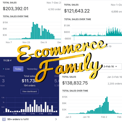 Ecom Family Mentorship [1/10 SPOTS LEFT]