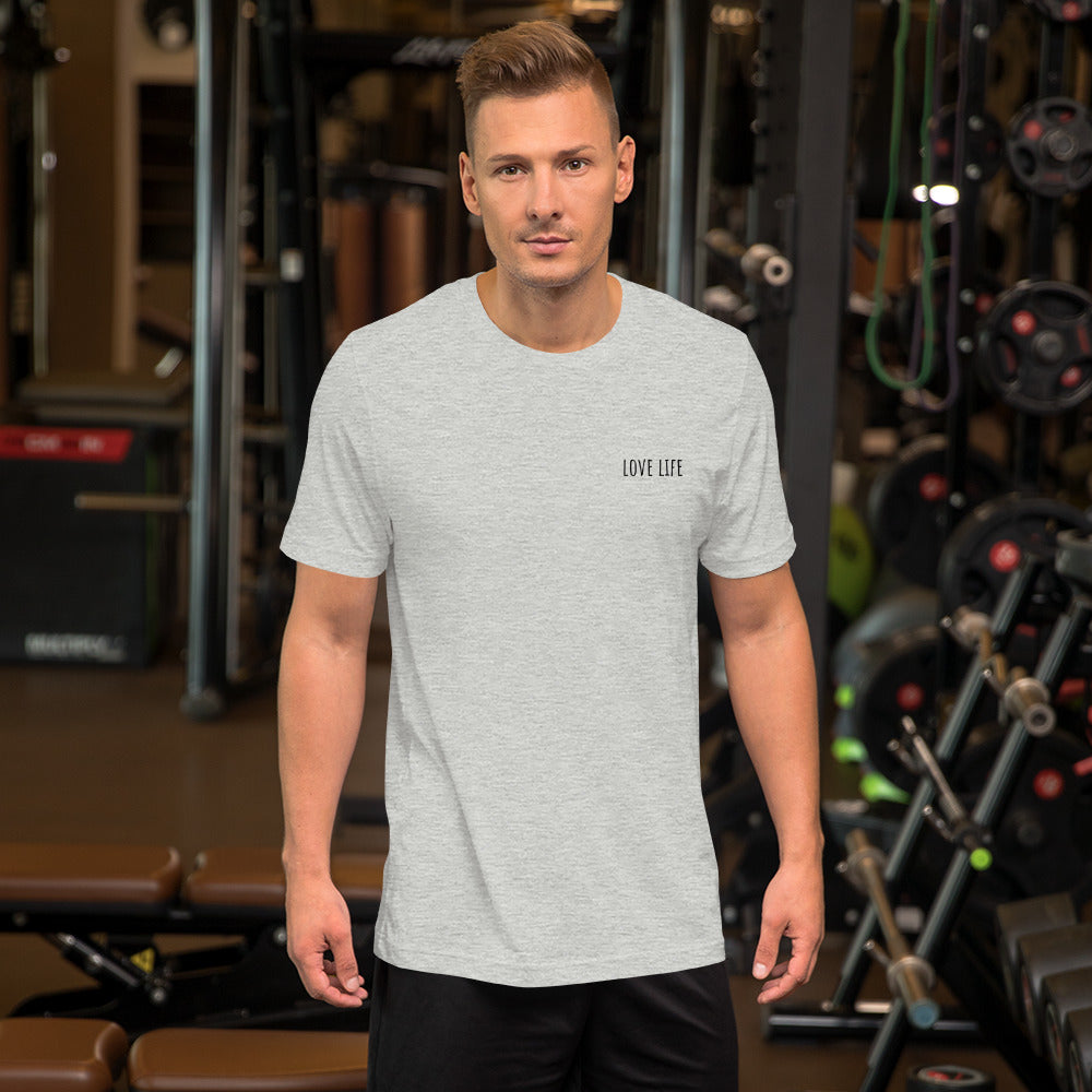 love life script front & back Unisex Tshirt
