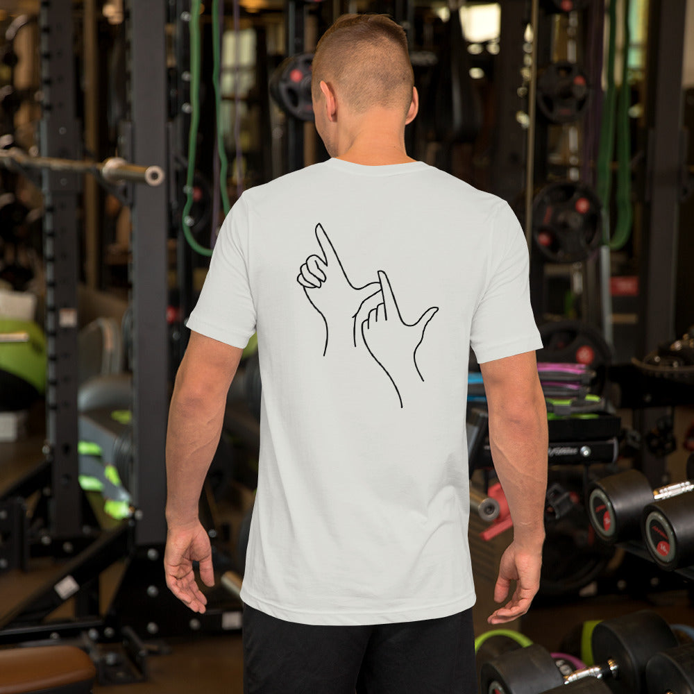 love life script front & back Unisex Tshirt