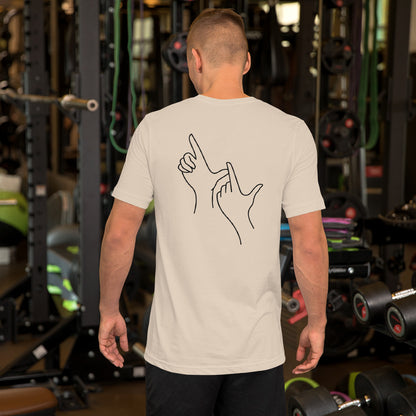 love life script front & back Unisex Tshirt