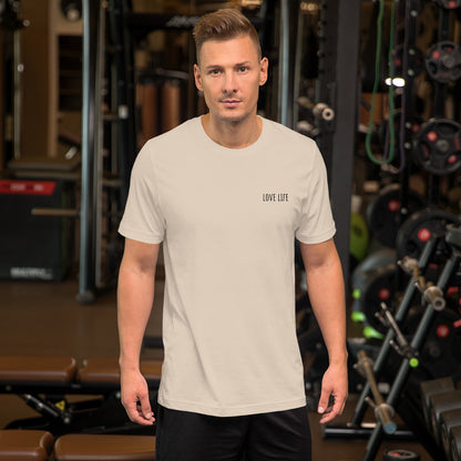 love life script front & back Unisex Tshirt
