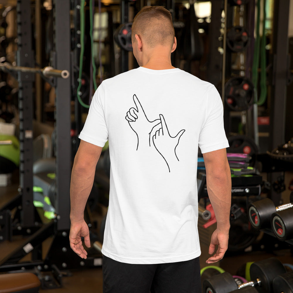 love life script front & back Unisex Tshirt