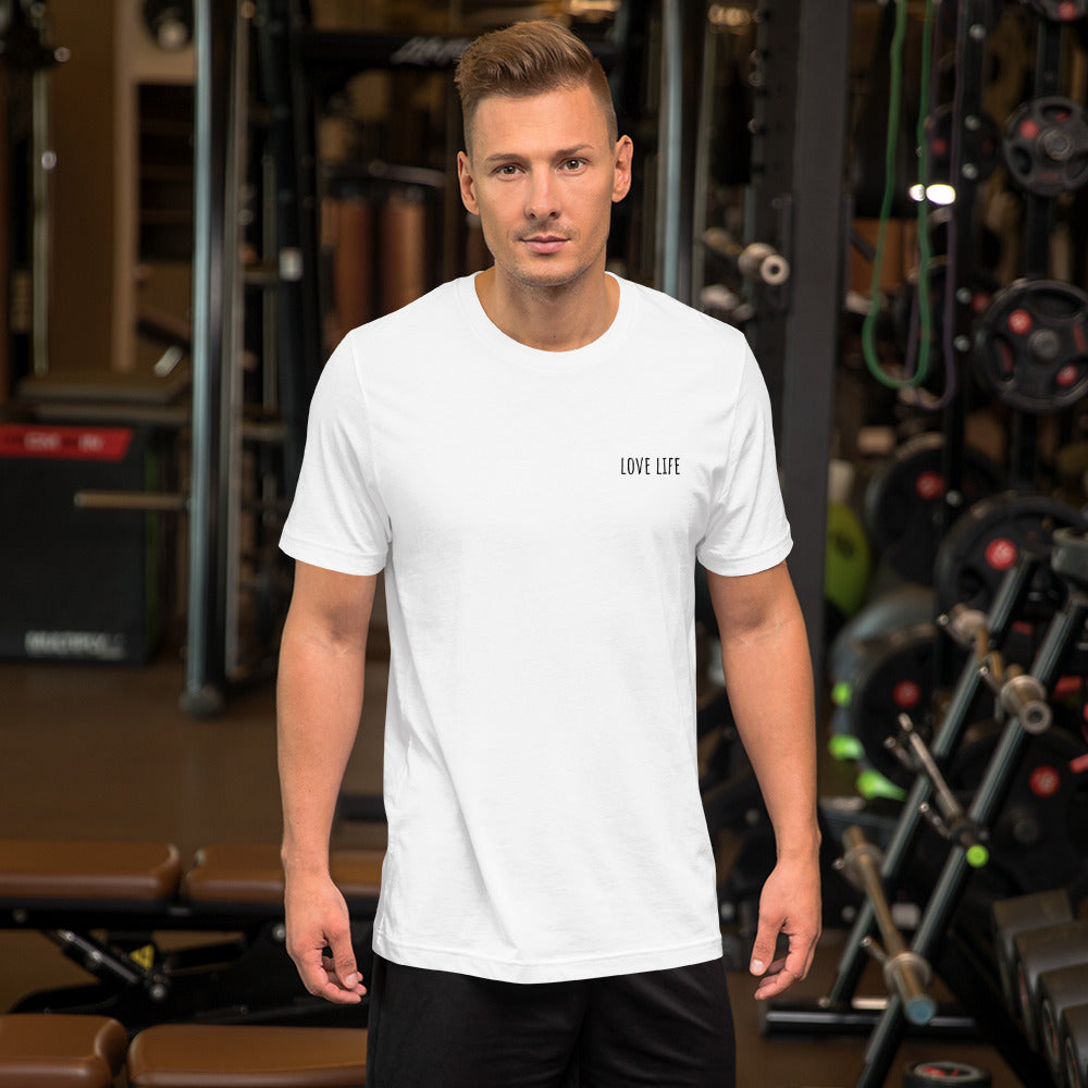love life script front & back Unisex Tshirt