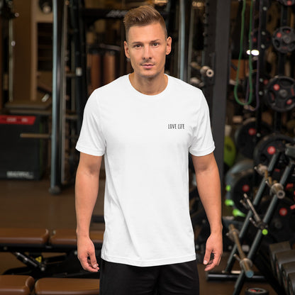 love life script front & back Unisex Tshirt